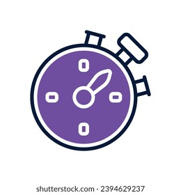 stopwatch icon. vector dual tone icon for your website, mobile, presentation, and logo design.