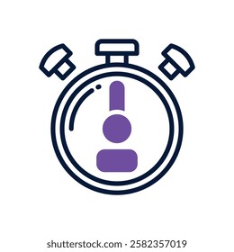 stopwatch icon. vector dual tone icon for your website, mobile, presentation, and logo design.