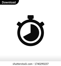 Stopwatch icon vector eps 10