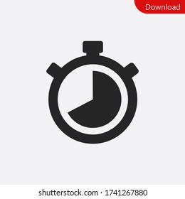 Stopwatch icon vector eps 10