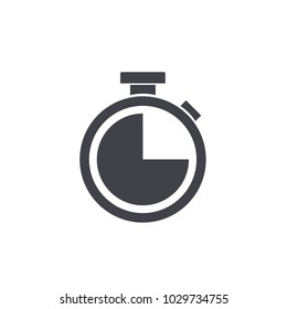 stopwatch icon vector Eps10