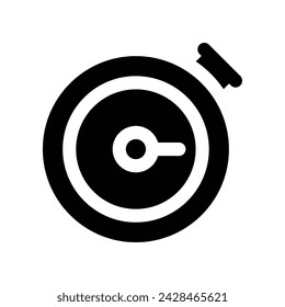 icono de cronómetro. icono de glifo vectorial para su sitio web, móvil, presentación y diseño de logotipo.