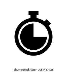 stopwatch icon, vector illustration