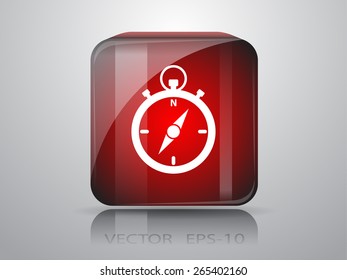 Icono de Stopwatch, ilustración vectorial
