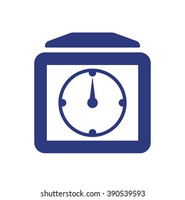 stopwatch icon, vector illustration. 