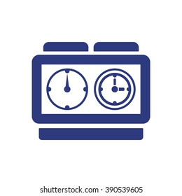 stopwatch icon, vector illustration. 