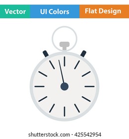 Stopwatch icon. Vector illustration.