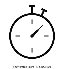 Stopwatch Icon. Vector Illustration For Backgrounds, Logos, Stickers, Labels, Tags And Other Design.