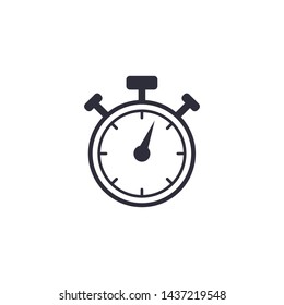 Stopwatch Icon Vector Illustration Eps