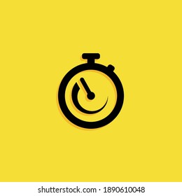 stopwatch icon. Vector illustration EPS 10.