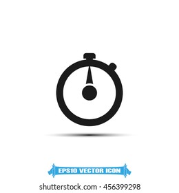 Stopwatch icon vector illustration EPS 10.
