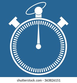 stopwatch  icon, vector illustration. Flat design style