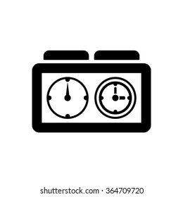 stopwatch icon, vector illustration.   Flat design style.