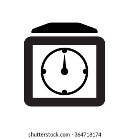 stopwatch icon, vector illustration.   Flat design style.
