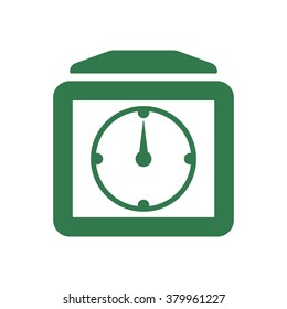 stopwatch icon, vector illustration. Flat design style.