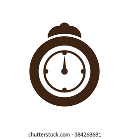 stopwatch icon, vector illustration. Flat design style.