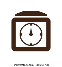 stopwatch icon, vector illustration. Flat design style.