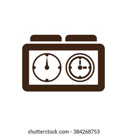 stopwatch icon, vector illustration. Flat design style.