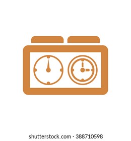 stopwatch icon, vector illustration. Flat design style.