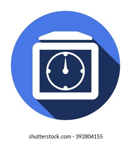 stopwatch  icon, vector illustration. Flat design style