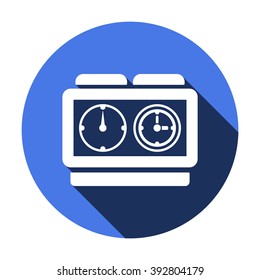 stopwatch  icon, vector illustration. Flat design style
