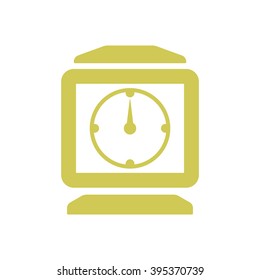 stopwatch  icon, vector illustration. Flat design style