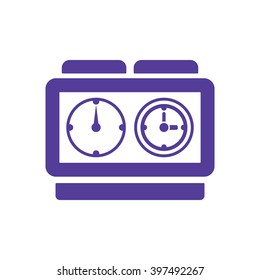 stopwatch  icon, vector illustration. Flat design style