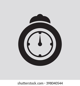 stopwatch  icon, vector illustration. Flat design style