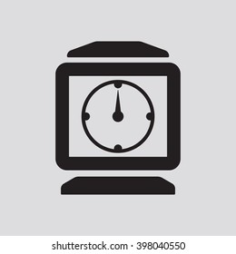 stopwatch  icon, vector illustration. Flat design style