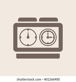 stopwatch  icon, vector illustration. Flat design style
