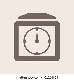 stopwatch  icon, vector illustration. Flat design style