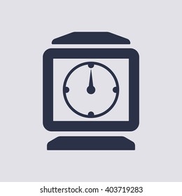 stopwatch  icon, vector illustration. Flat design style