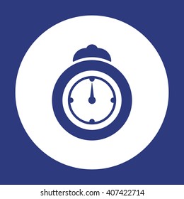 stopwatch  icon, vector illustration. Flat design style