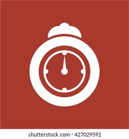 stopwatch  icon, vector illustration. Flat design style