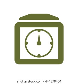stopwatch  icon, vector illustration. Flat design style