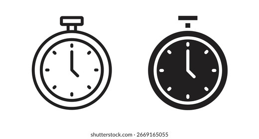 Stopwatch icon. Vector Illustration. Isolated vector Illustration. EPS Illustration.