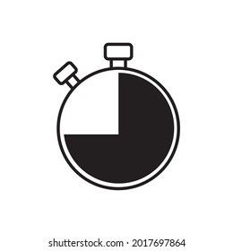 signo de ilustración de vector de icono de parada