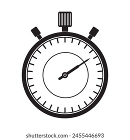 Stopwatch icon vector illustration symbol design