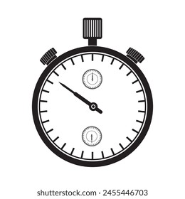 Stopwatch icon vector illustration symbol design