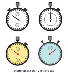 Stopwatch icon vector illustration symbol design
