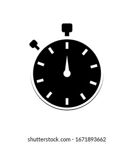 Plantilla de ilustración vectorial de icono de Stopwatch