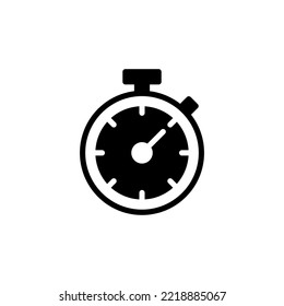 ilustración vectorial de icono de cronómetro. Signo y símbolo del temporizador. Icono de cuenta atrás. Período de tiempo