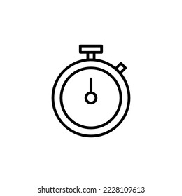 stopwatch icon vector illustration. Timer sign and symbol. Countdown icon. Period of time