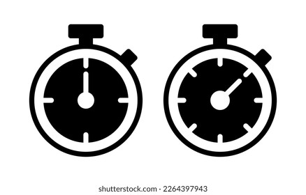 stopwatch icon vector illustration. Timer sign and symbol. Countdown icon. Period of time