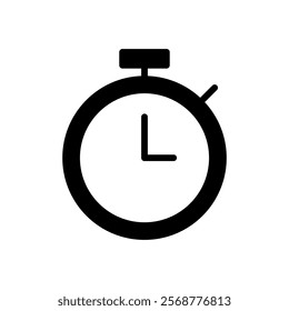 stopwatch icon vector illustration. Timer sign and symbol. Countdown icon. Period of time