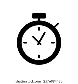 stopwatch icon vector illustration. Timer sign and symbol. Countdown icon. Period of time