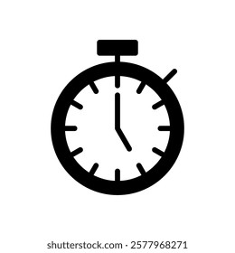 stopwatch icon vector illustration. Timer sign and symbol. Countdown icon. Period of time