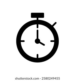 stopwatch icon vector illustration. Timer sign and symbol. Countdown icon. Period of time