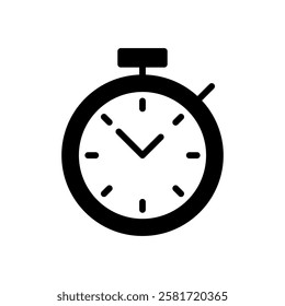 stopwatch icon vector illustration. Timer sign and symbol. Countdown icon. Period of time