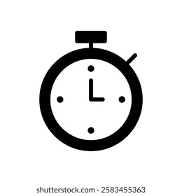 stopwatch icon vector illustration. Timer sign and symbol. Countdown icon. Period of time